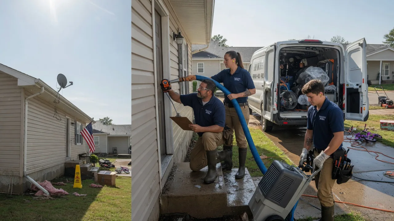 Ceiling Water Damage Restoration in Overland Park, KS near me